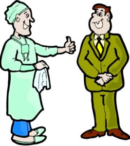 doctor discussing personalized anorectal treatment plan