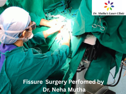 Laser fissure surgery performed by Dr. Neha Mutha, Fissure Specialist in Pune using advanced minimally invasive laser technology.