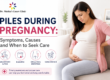 Pregnant woman learning about piles during pregnancy symptoms and when to seek medical care