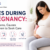 Pregnant woman learning about piles during pregnancy symptoms and when to seek medical care